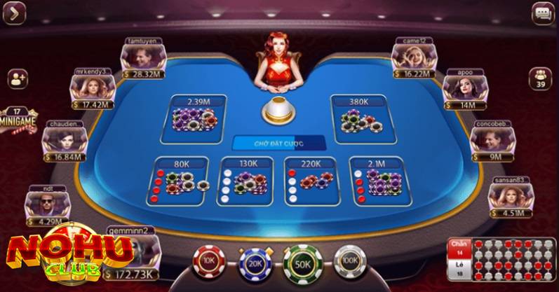 Hệ thống bàn cược game xóc đĩa Nhatvip