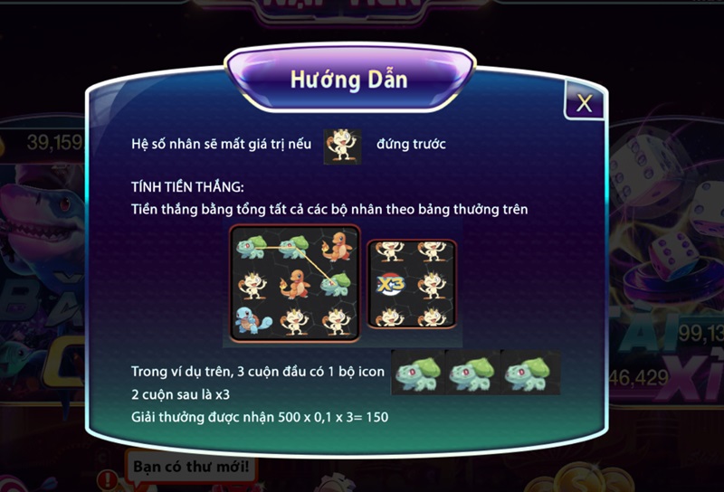 Cách tính thưởng slot