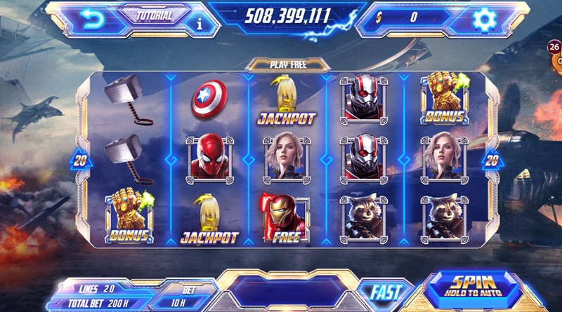 Slot siêu anh hùng Avengers NhatVip