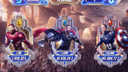 Avengers NhatVip – Giải cứu hũ jackpot siêu anh hùng