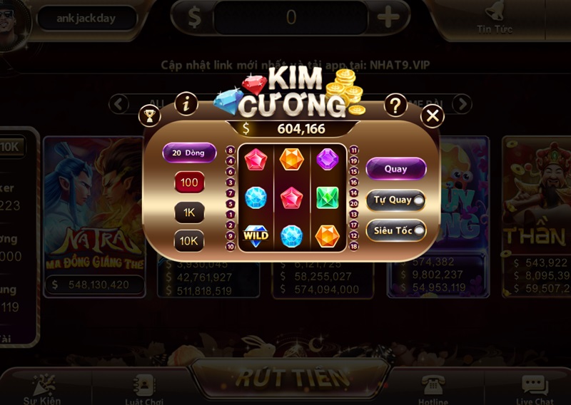 Mini Game Kim Cương NhatVip tươi mới