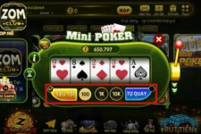 Mini Poker ZomClub – Quay siêu tốc, giải trí đỉnh, nổ hũ nhanh